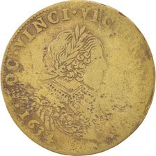 France, Jeton, Royal, Louis XIII, 1634, TTB, Laiton