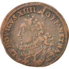 Francia, Token, Royal, Louis XIV, BB+, Rame