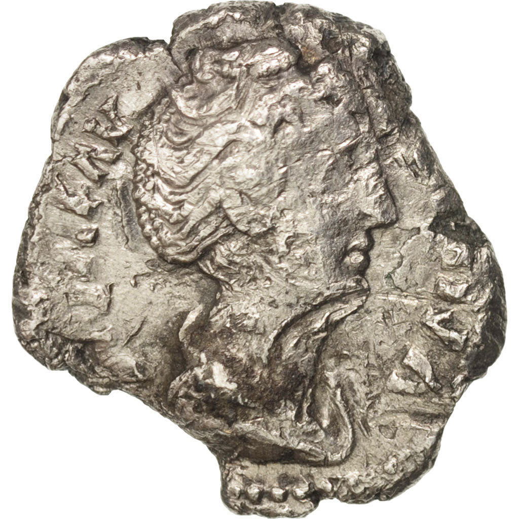 Faustina I, Denarius, 147, Roma, VG(8-10), Silver, RIC:384