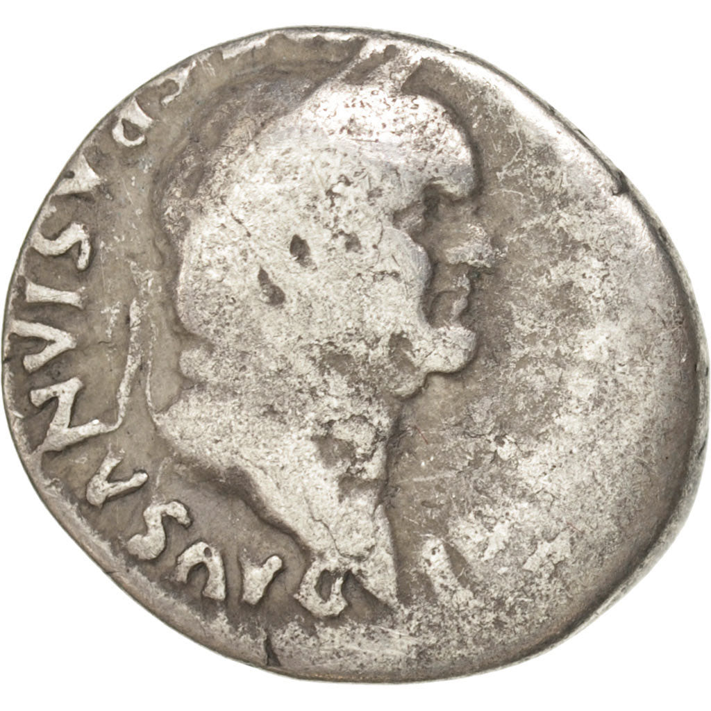 Vespasian, Denarius, 75, Roma, VG(8-10), Silver, RIC:772
