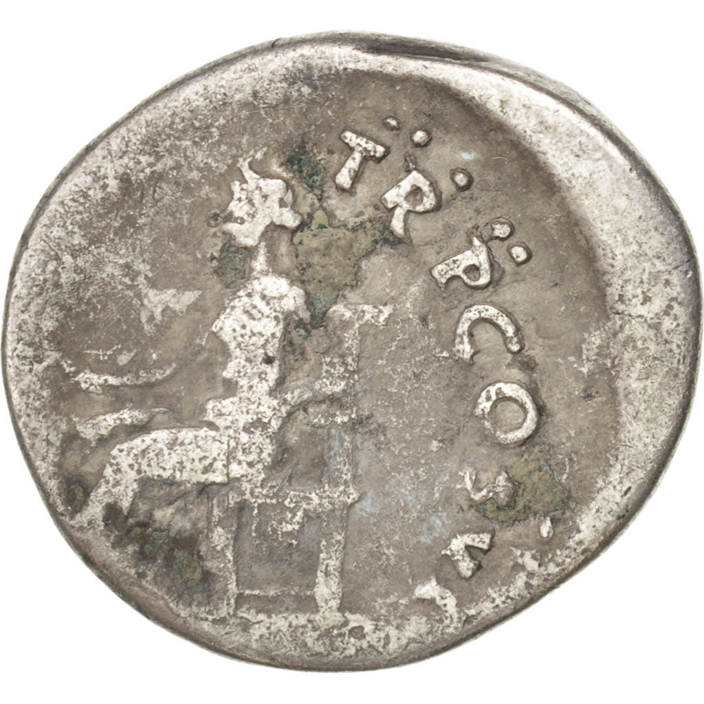 Vespasian, Denarius, 75, Roma, VG(8-10), Silver, RIC:772