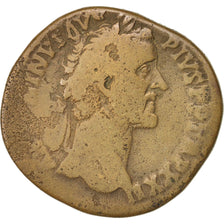 Monnaie, Antonin le Pieux, Sesterce, 158, Roma, TB, Cuivre, RIC:793