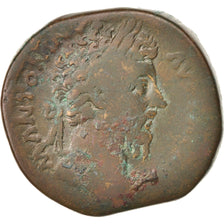 Moneda, Marcus Aurelius, Sestercio, 172, Roma, BC+, Cobre, RIC:1037