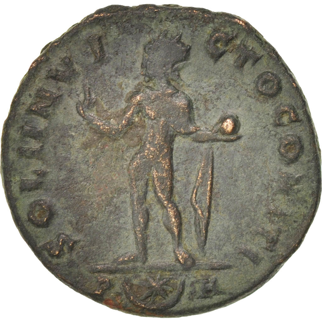 Münze, Constantine I, Nummus, 318, Arles, S+, Kupfer, RIC:164