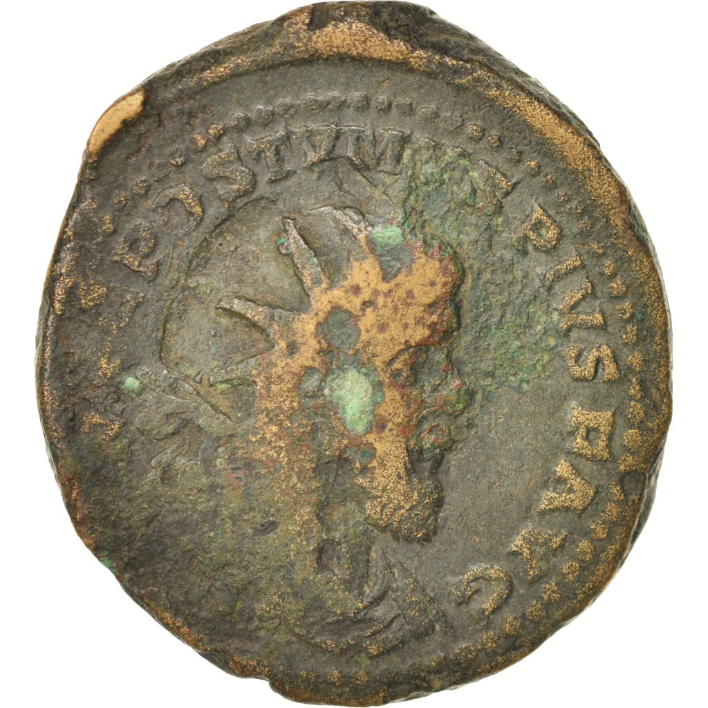 Coin, Postumus, Sestertius, AD 261, Trier, VF(20-25), Copper, RIC:172