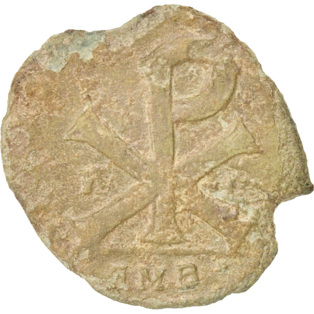 Magnentius, Double Maiorina, 353, Amiens, F(12-15), Copper, RIC:36