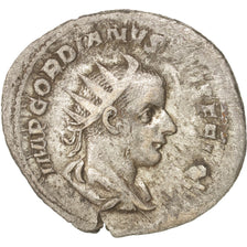 Moneta, Gordian III, Antoninianus, 243, Roma, EF(40-45), Bilon, RIC:147