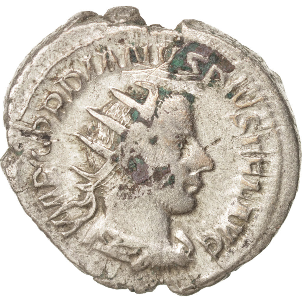 Moneda, Gordian III, Antoninianus, 244, Roma, BC+, Vellón, RIC:149