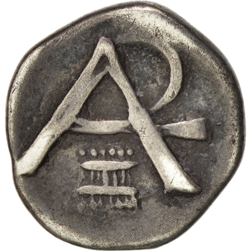 Coin, Arcadia, Obol, 320-286, Megalopolis, AU(50-53), Silver