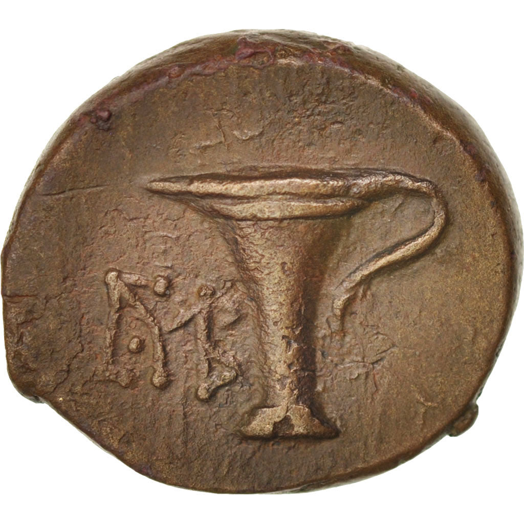 Coin, Aeolis, Bronze Unit, 180-160, Kyme, AU(55-58), Bronze