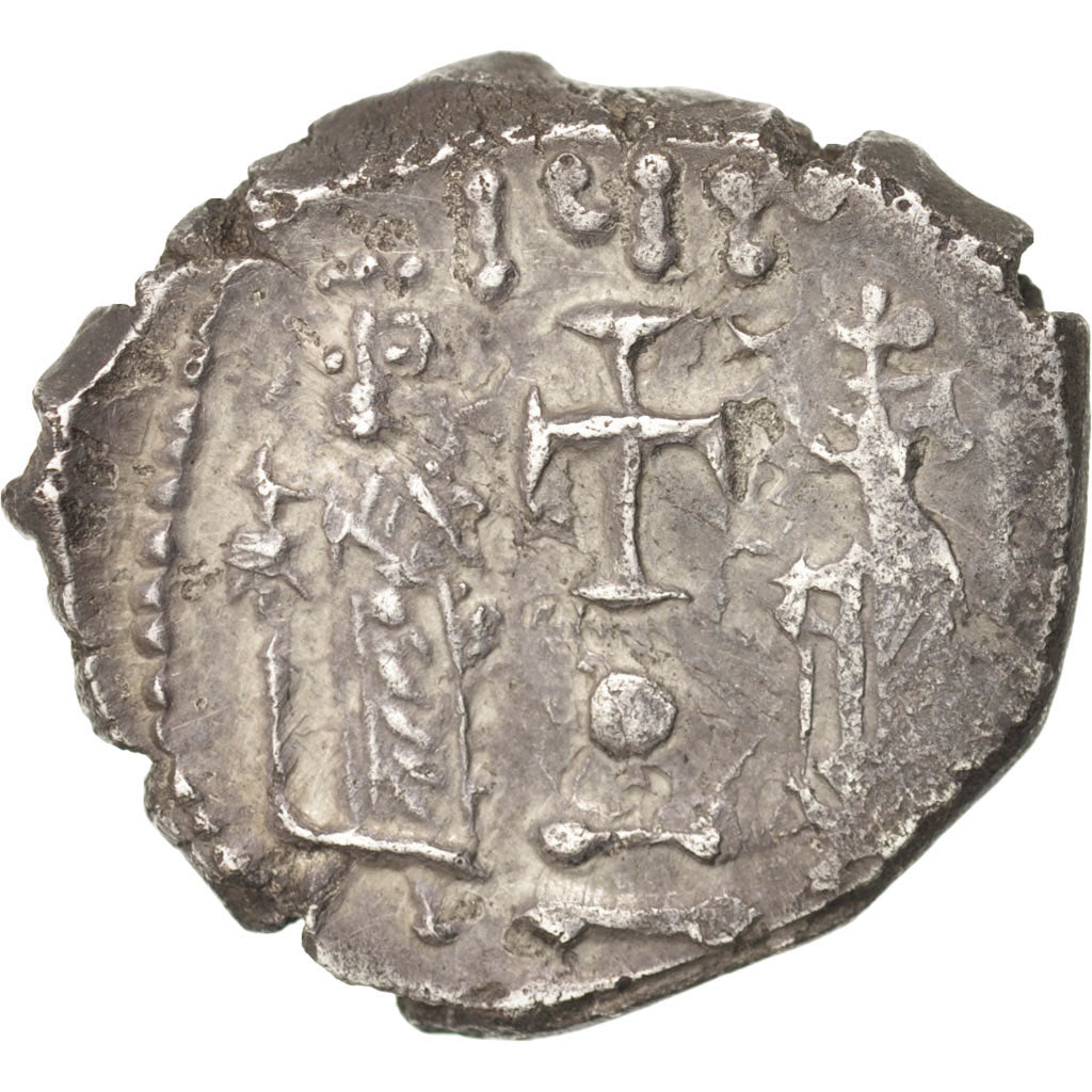 Coin, Constantine IV 668-685, Hexagram, 668-685, Constantinople, AU(55-58)