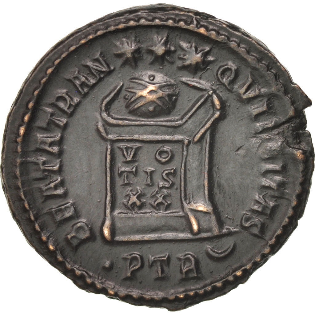 Constantine I, Nummus, 323, Trier, SPL+, Rame, RIC:389