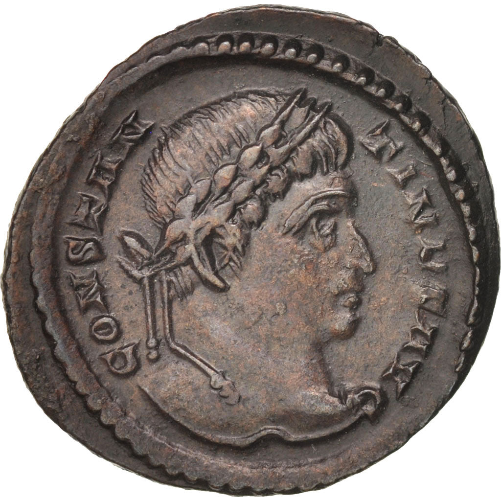 Constantine I, Follis, 324, London, MS(63), Copper, RIC:289