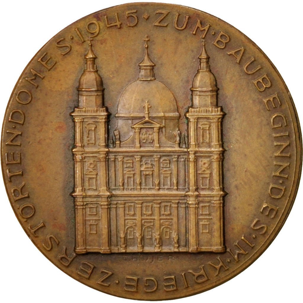 Germany, Archbishop, Andreas of Salzburg, Medal, 1945, AU(50-53), Bronze, 30mm