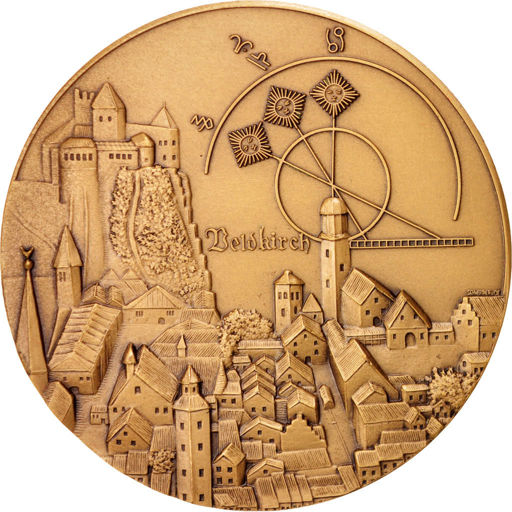 Germany, Georg Joachim Rhetikus, Medal, AU(55-58), Bronze, 60mm