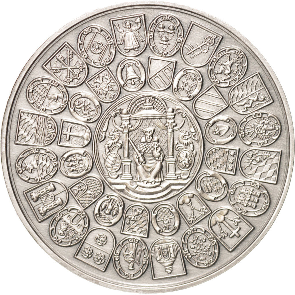 Germany, München, Medal, 1987, AU(55-58), Silver, 40mm