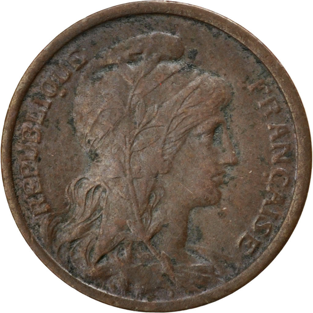 FRANCE, Dupuis, Centime, 1919, Paris, KM #840, EF(40-45), Bronze, 15, Gadoury...