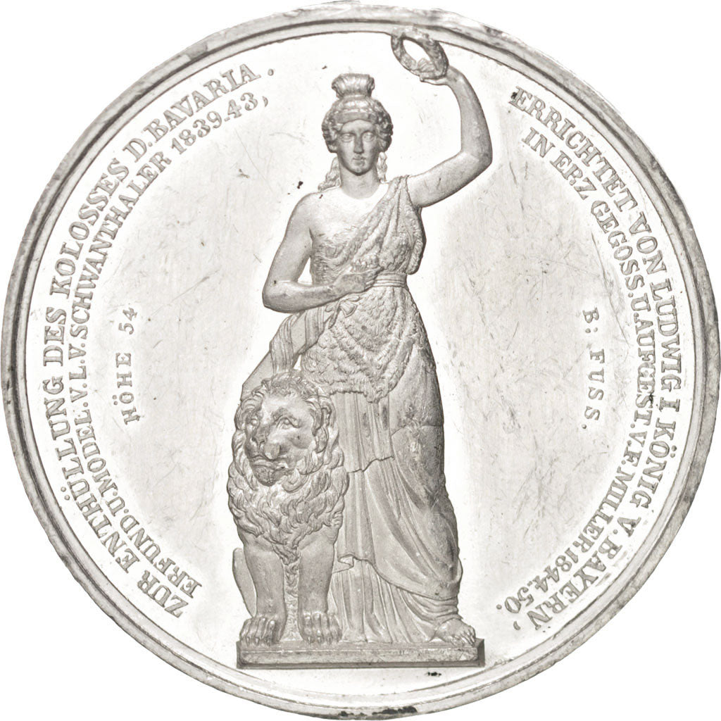 Germany, Medal, History, 1850, AU(50-53), Tin