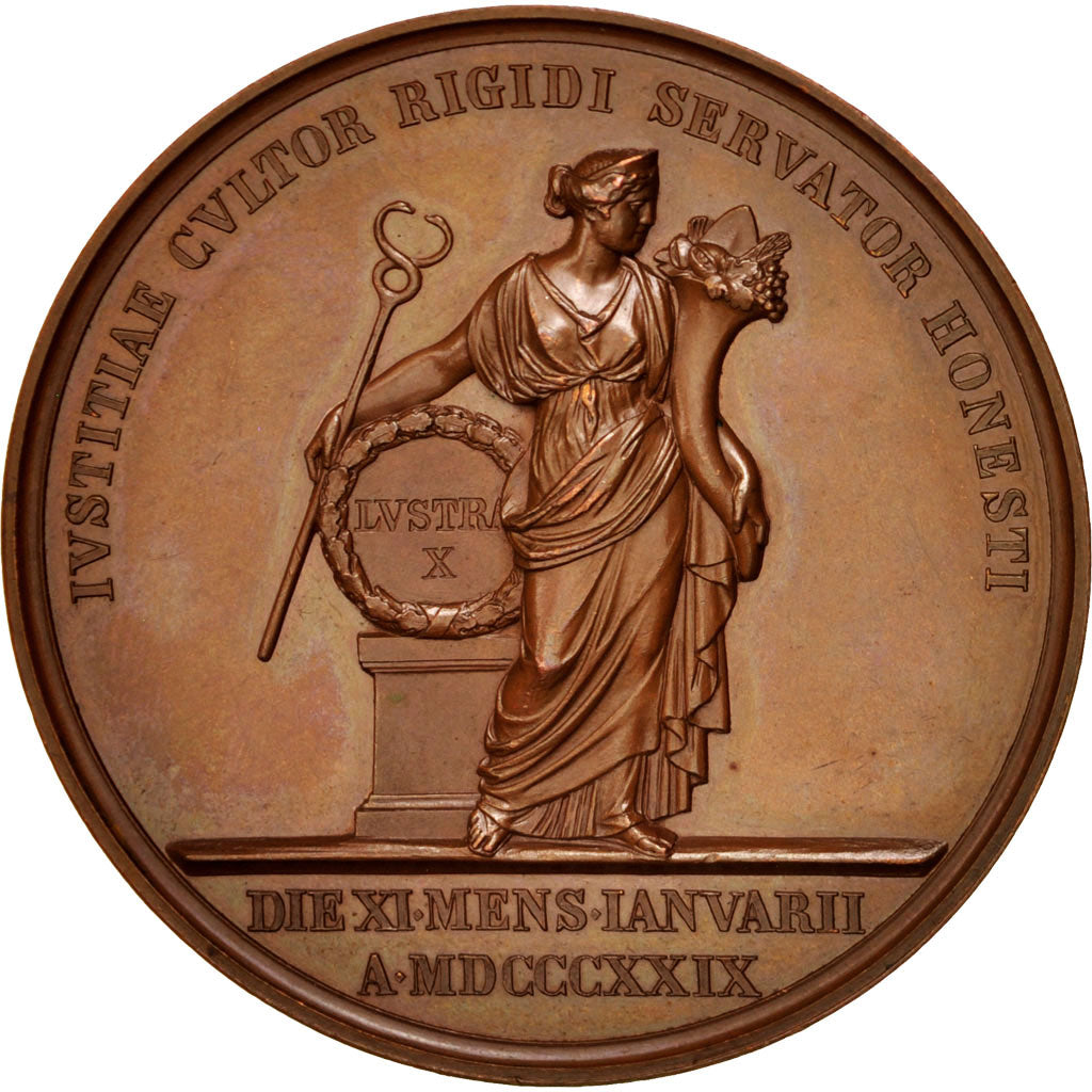 Germany, Frideric Schuckmann, Medal, 1829, AU(55-58), Bronze, 54