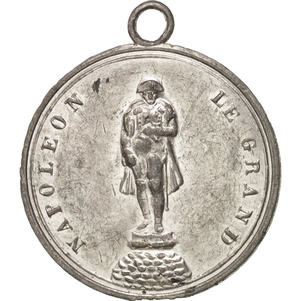 France, Napoléon, History, Medal, 1833, AU(55-58), Tin, 36mm