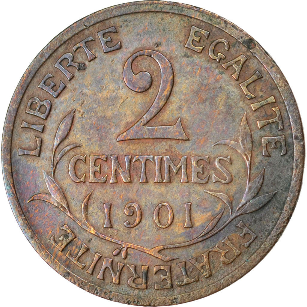 IIIème République (1871-1940), 2 Centimes Dupuis, 1901, Gadoury 107, KM 841 