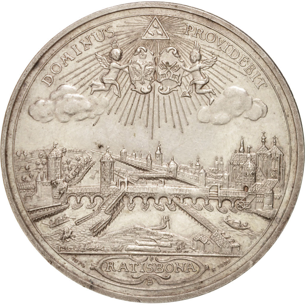 Germany, Franz I Thaler, Medal, 1974, AU(55-58), Silver, 45mm