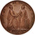 France, Medal, Railway, 1841, Barre, AU(50-53), Copper