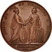 Francia, Medal, Railway, 1841, Barre, BB+, Rame