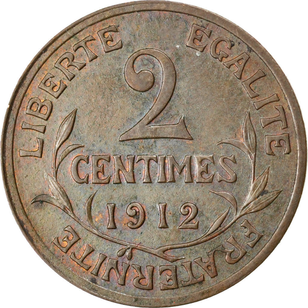 IIIème République, 2 Centimes Dupuis, 1912, KM 841