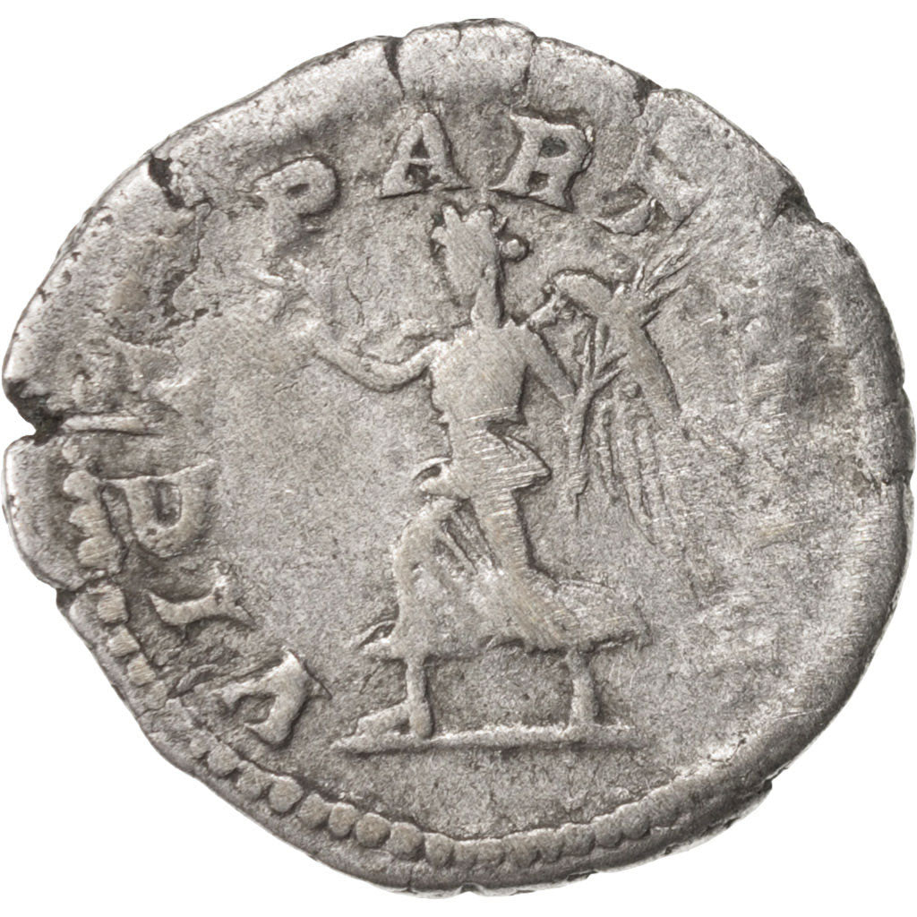 Caracalla, Denarius, 204, Roma, VF(30-35), Copper, RIC:144b
