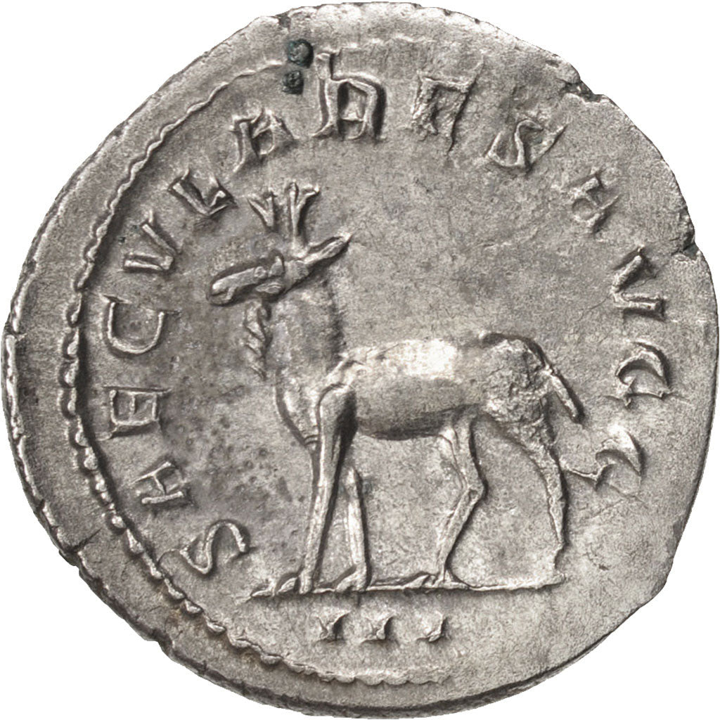 Philip I, Antoninianus, 248, Roma, AU(55-58), Billon, RIC:17
