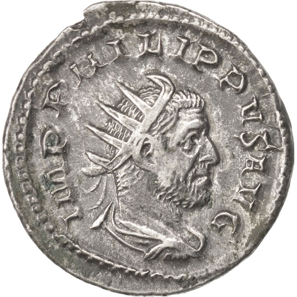 Philip I, Antoninianus, 248, Roma, AU(50-53), Billon, RIC:21