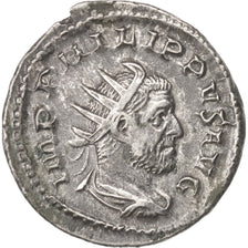 Philip I, Antoninianus, 248, Roma, AU(50-53), Billon, RIC:21