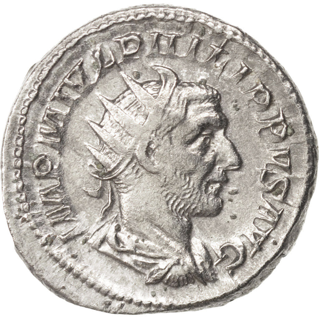 Philip I, Antoninianus, 244, Roma, AU(50-53), Billon, RIC:34b