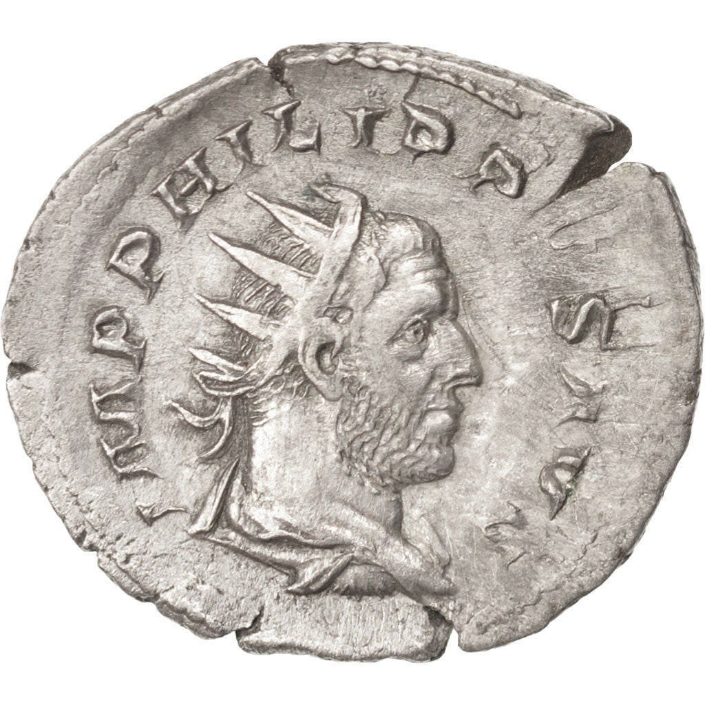 Coin, Philip I, Antoninianus, 249, Roma, AU(50-53), Billon, RIC:63b