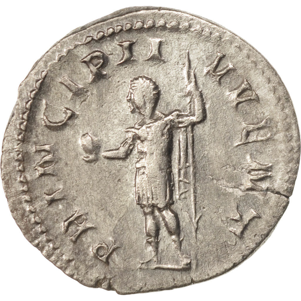 Coin, Philip II, Antoninianus, 246, Roma, AU(50-53), Billon, RIC:218d
