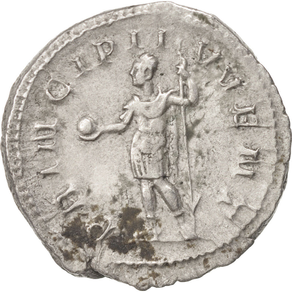 Coin, Philip II, Antoninianus, 246, Roma, AU(50-53), Billon, RIC:218d