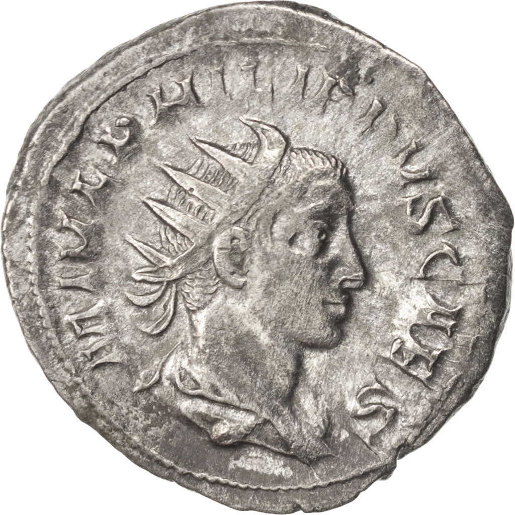 Coin, Philip II, Antoninianus, 246, Roma, AU(50-53), Billon, RIC:218d