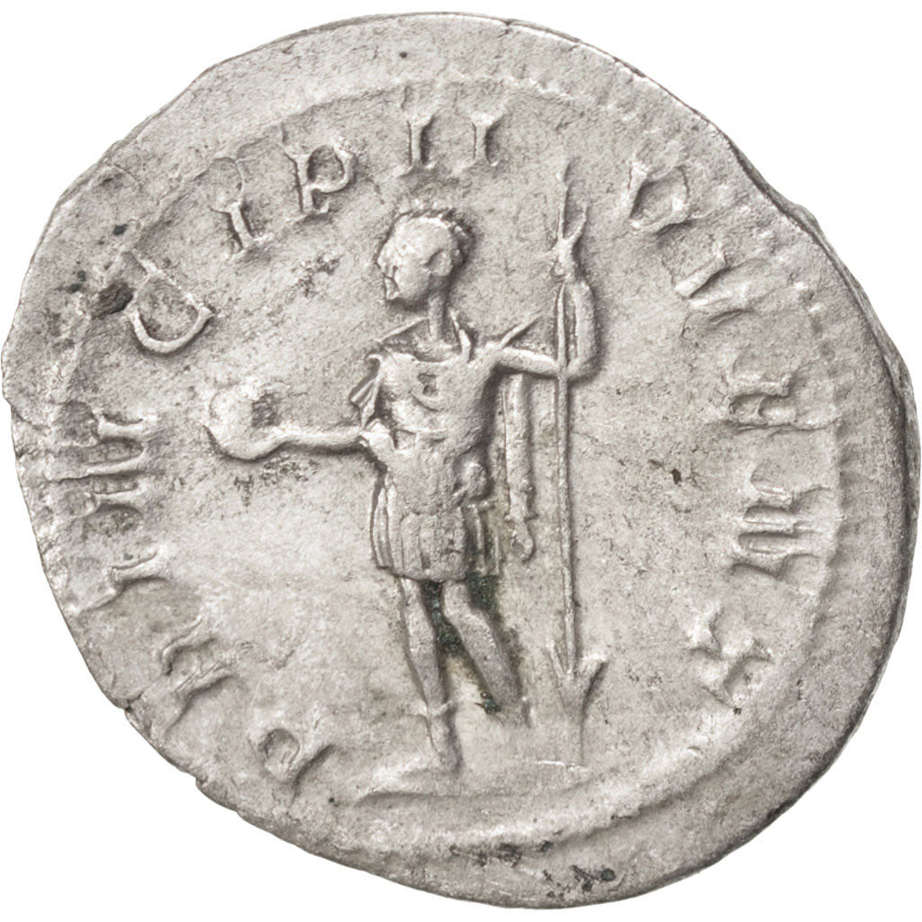 Coin, Philip II, Antoninianus, 246, Roma, AU(50-53), Billon, RIC:218d