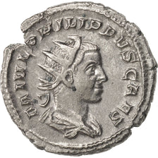 Coin, Philip II, Antoninianus, 246, Roma, AU(50-53), Billon, RIC:219