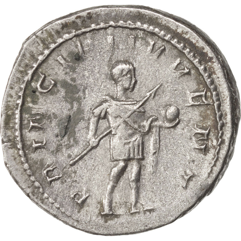 Coin, Philip II, Antoninianus, 245, Roma, AU(50-53), Billon, RIC:216