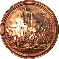 France, Medal, Révolution Française, Siège de la Bastille, Andrieu, MS(63)
