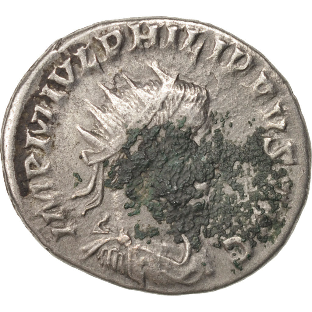 Philip I, Antoninianus, 249, Antioch, EF(40-45), Billon, RIC:58 var.