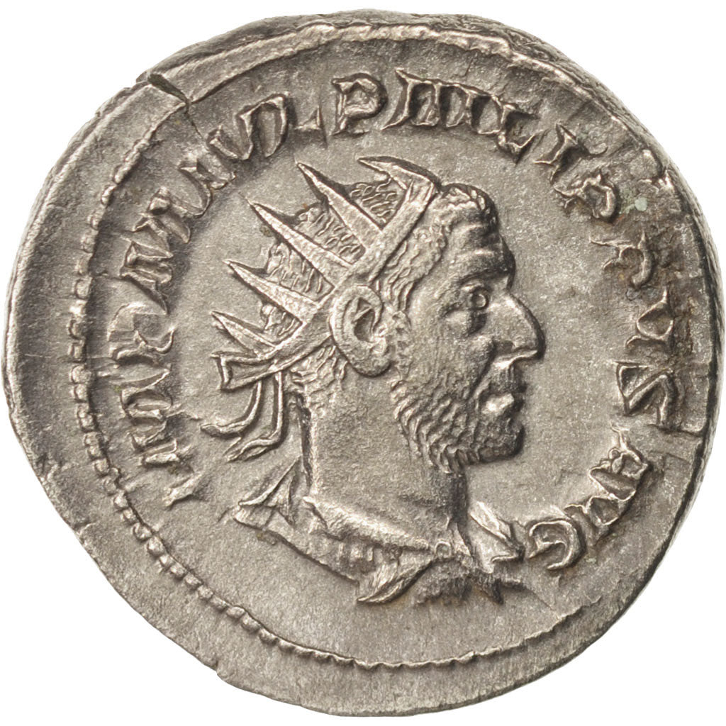 Münze, Philip I, Antoninianus, 247, Roma, VZ, Billon
