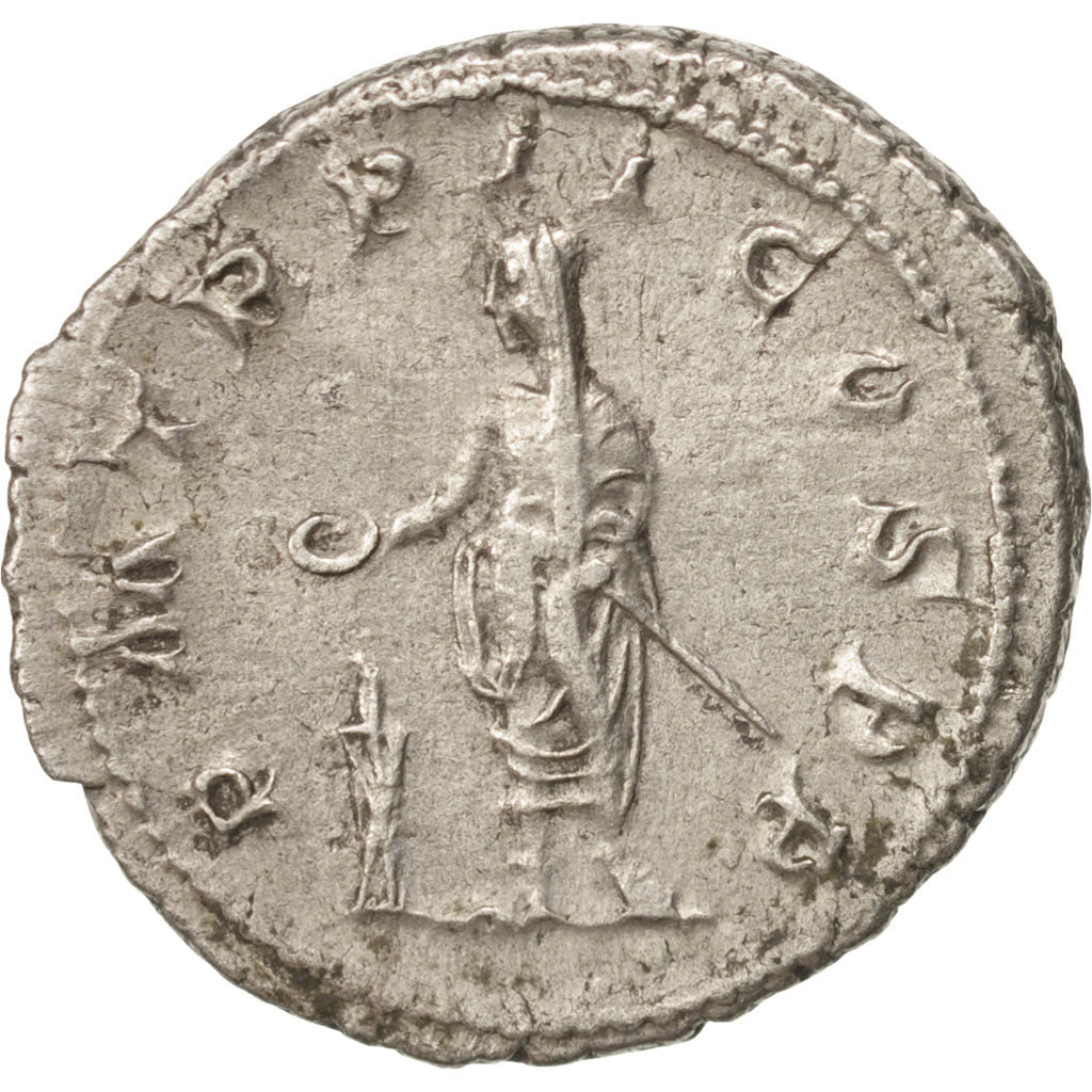 Coin, Gordian III, Antoninianus, 240, Roma, AU(50-53), Billon, RIC:37