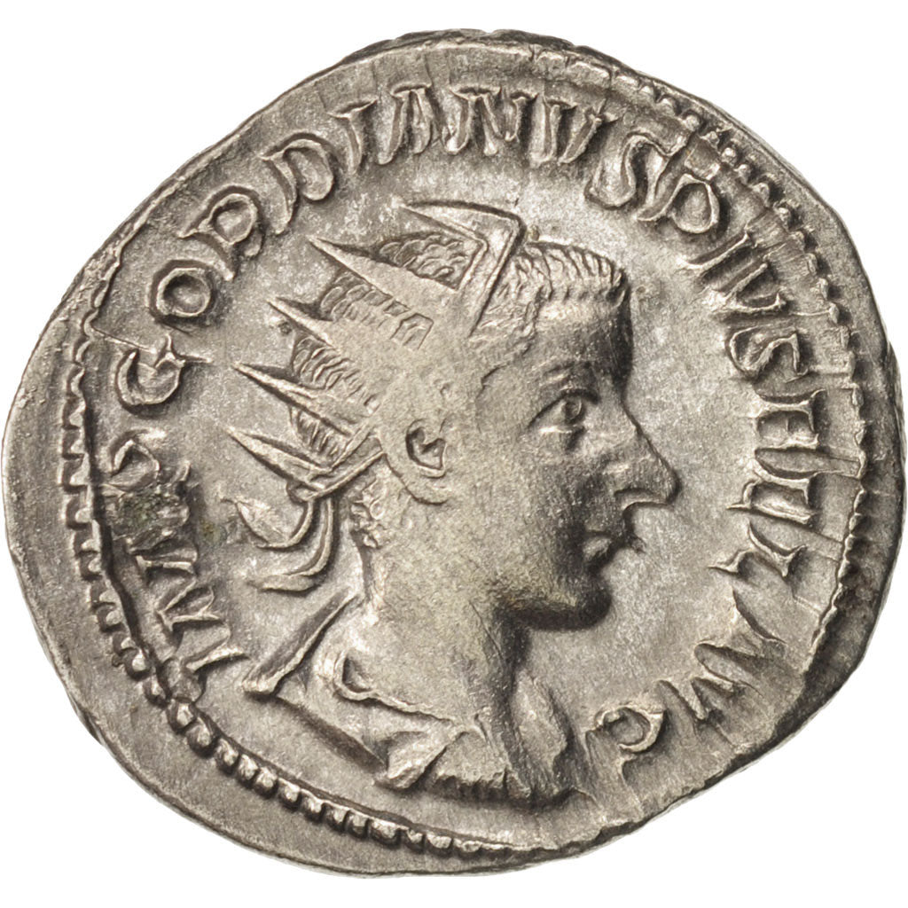 Coin, Gordian III, Antoninianus, 239, Roma, AU(50-53), Billon, RIC:68