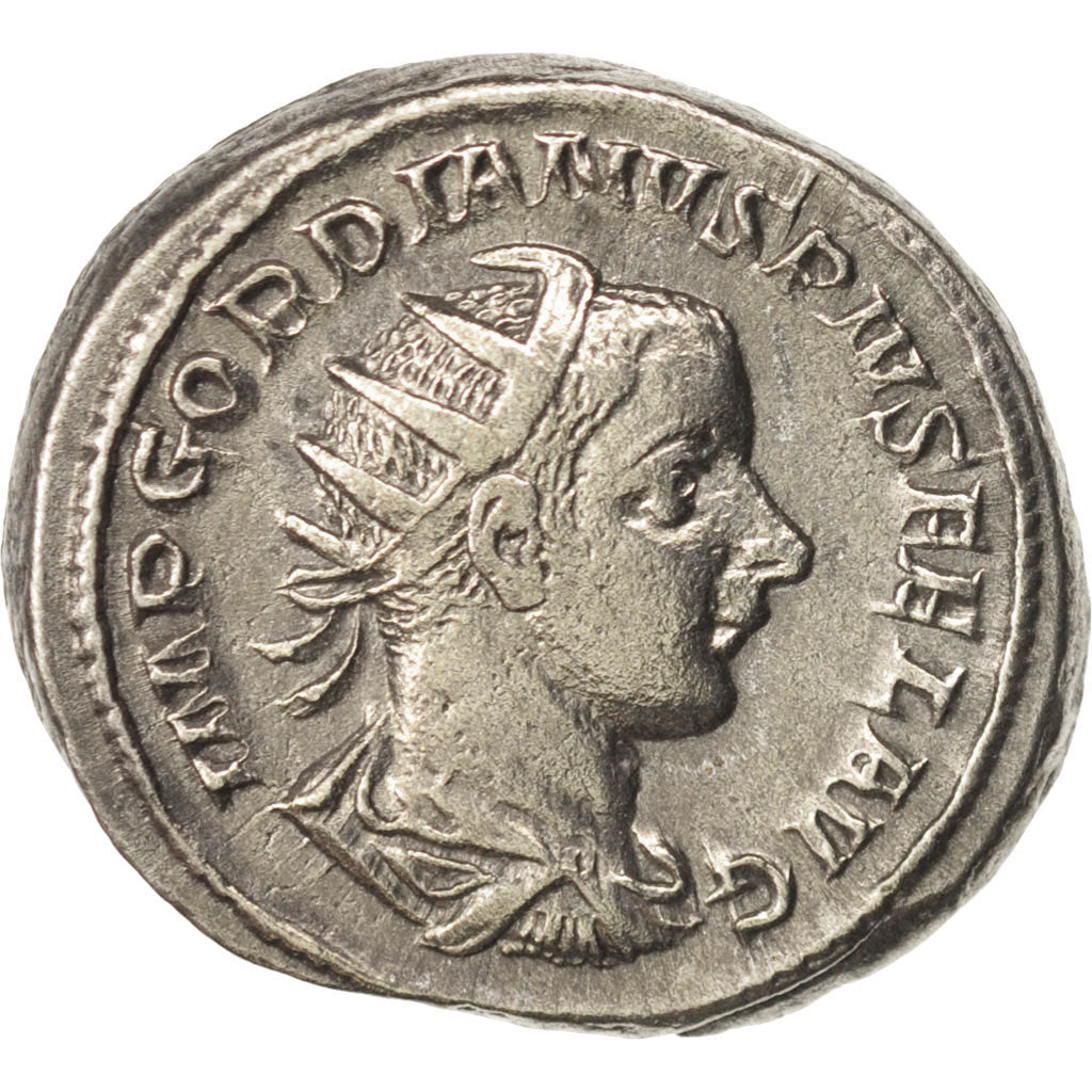 Moneta, Gordian III, Antoninianus, AD 242, Roma, BB+, Biglione, RIC:93