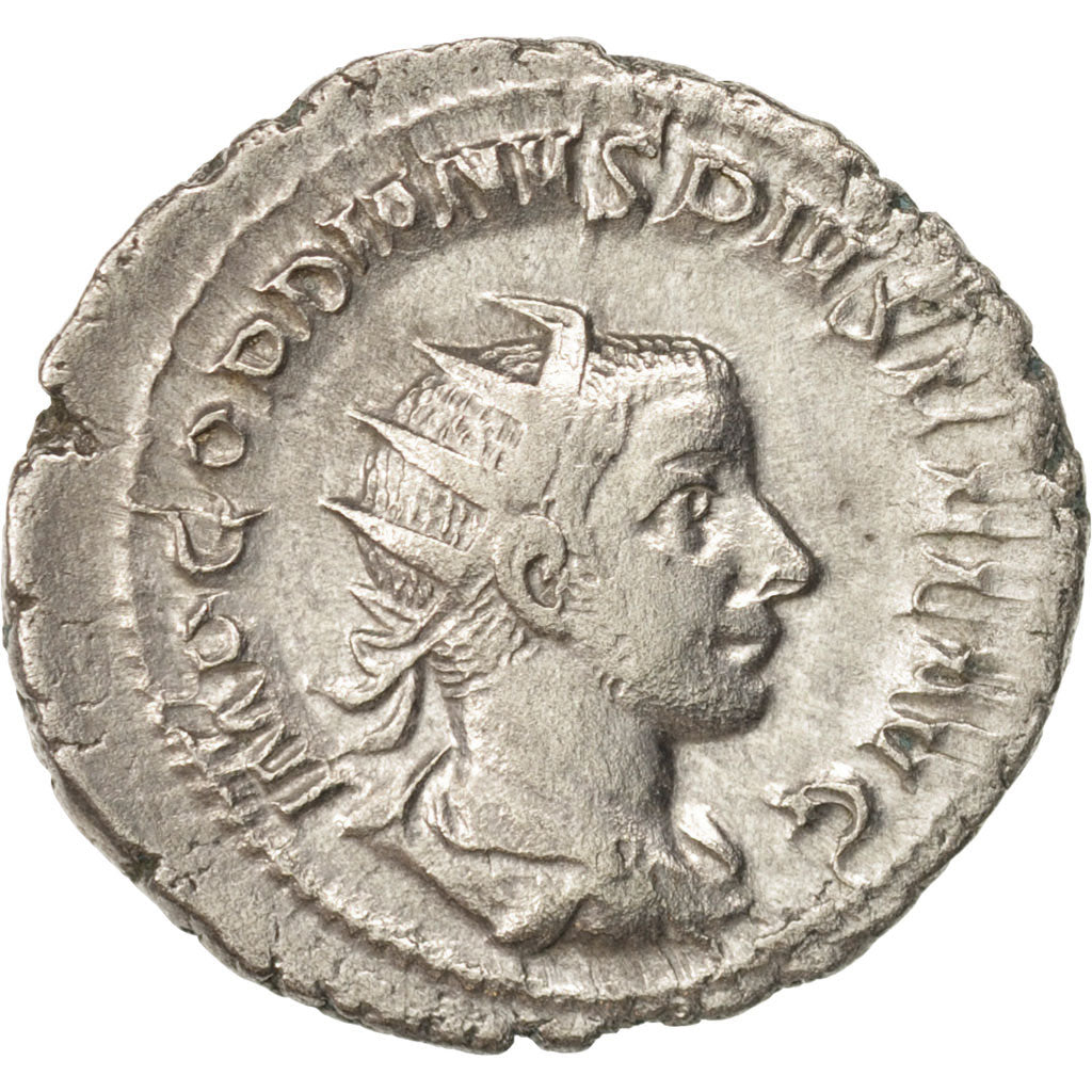 Moneda, Gordian III, Antoninianus, AD 242, Roma, MBC+, Vellón, RIC:93