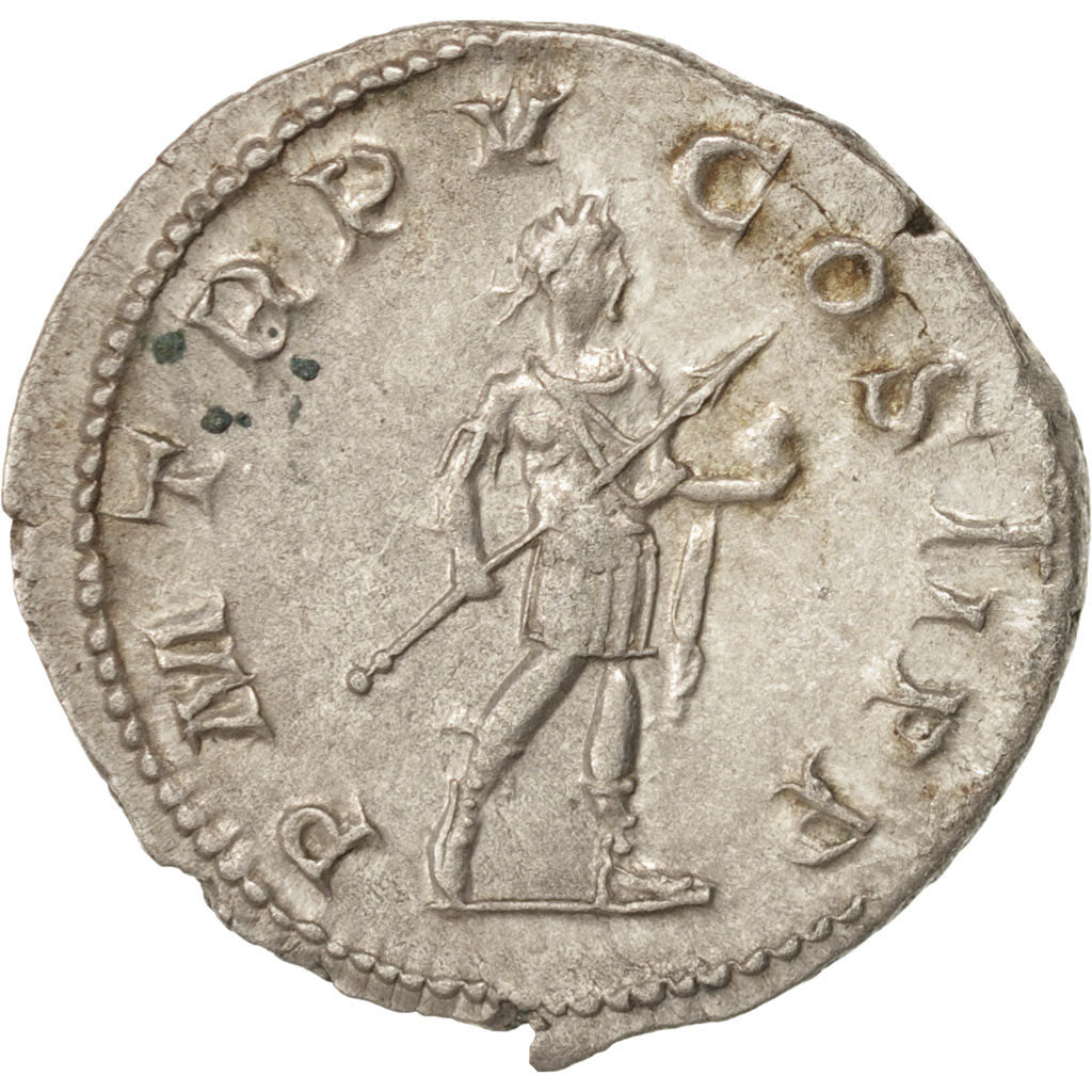 Münze, Gordian III, Antoninianus, AD 242, Roma, VZ, Billon, RIC:93