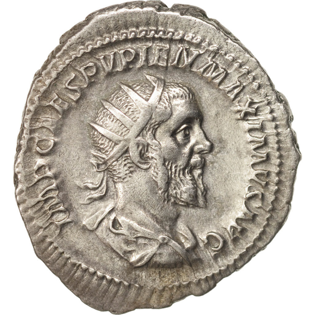Pupienus, Antoninianus, 238, Roma, AU(55-58), Billon, RIC:10b
